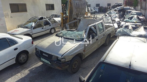 الشرطة تتلف 47 مركبة غير قانونية في سلفيت